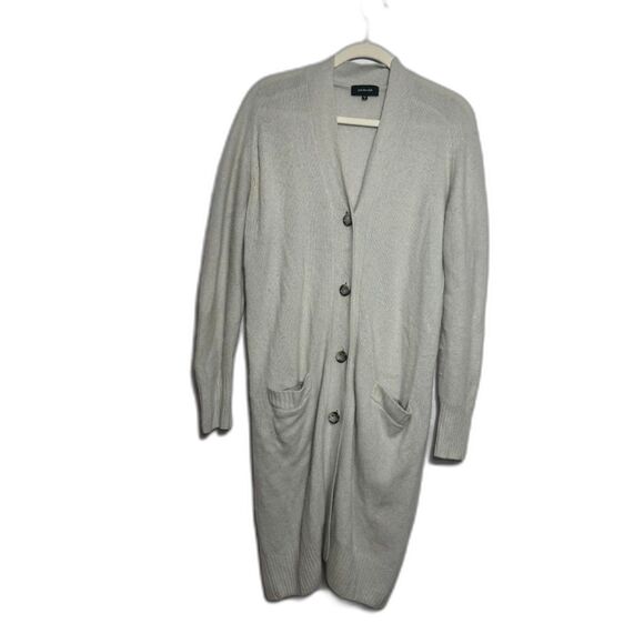 pas de calais Sweaters - Pas de Calais Cardigan Women's Small Gray wool Longline Soft textured sweater